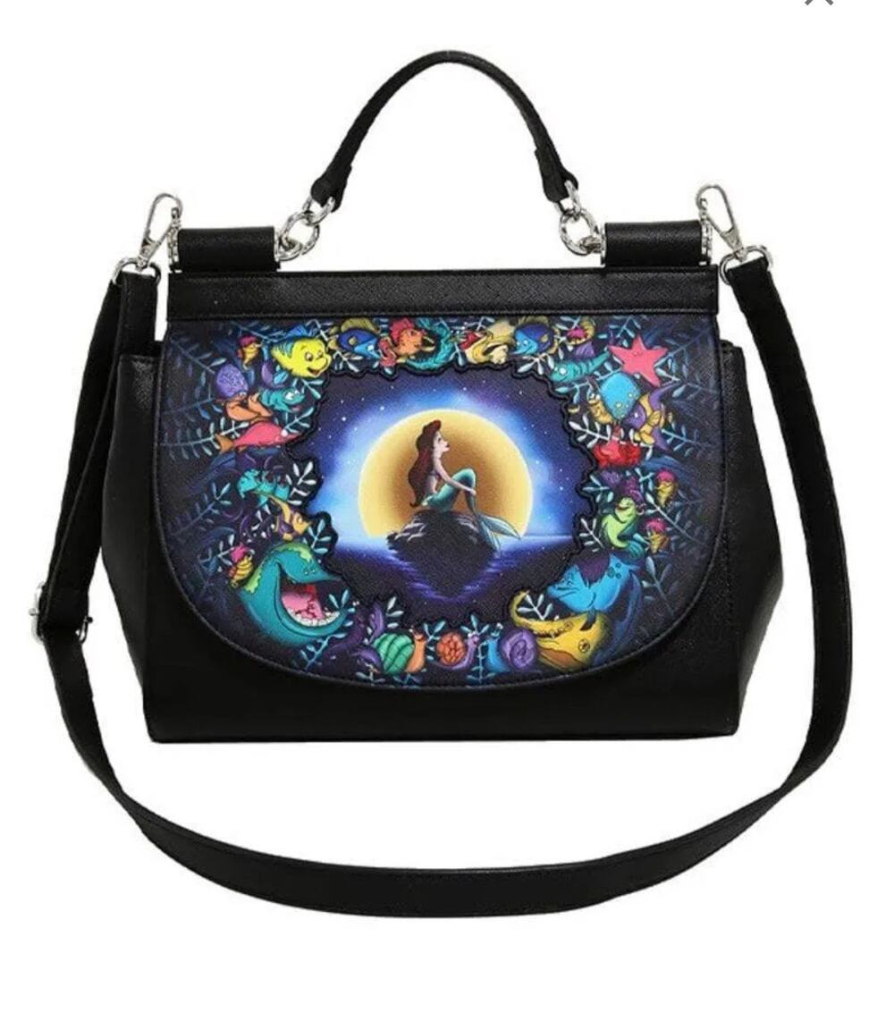 Loungefly Disney The Little NWOT Mermaid Under the Sea Crossbody Bag - BoxLunch